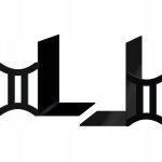 Buchstützen Sternzeichen Zwillinge 2 Stück p26