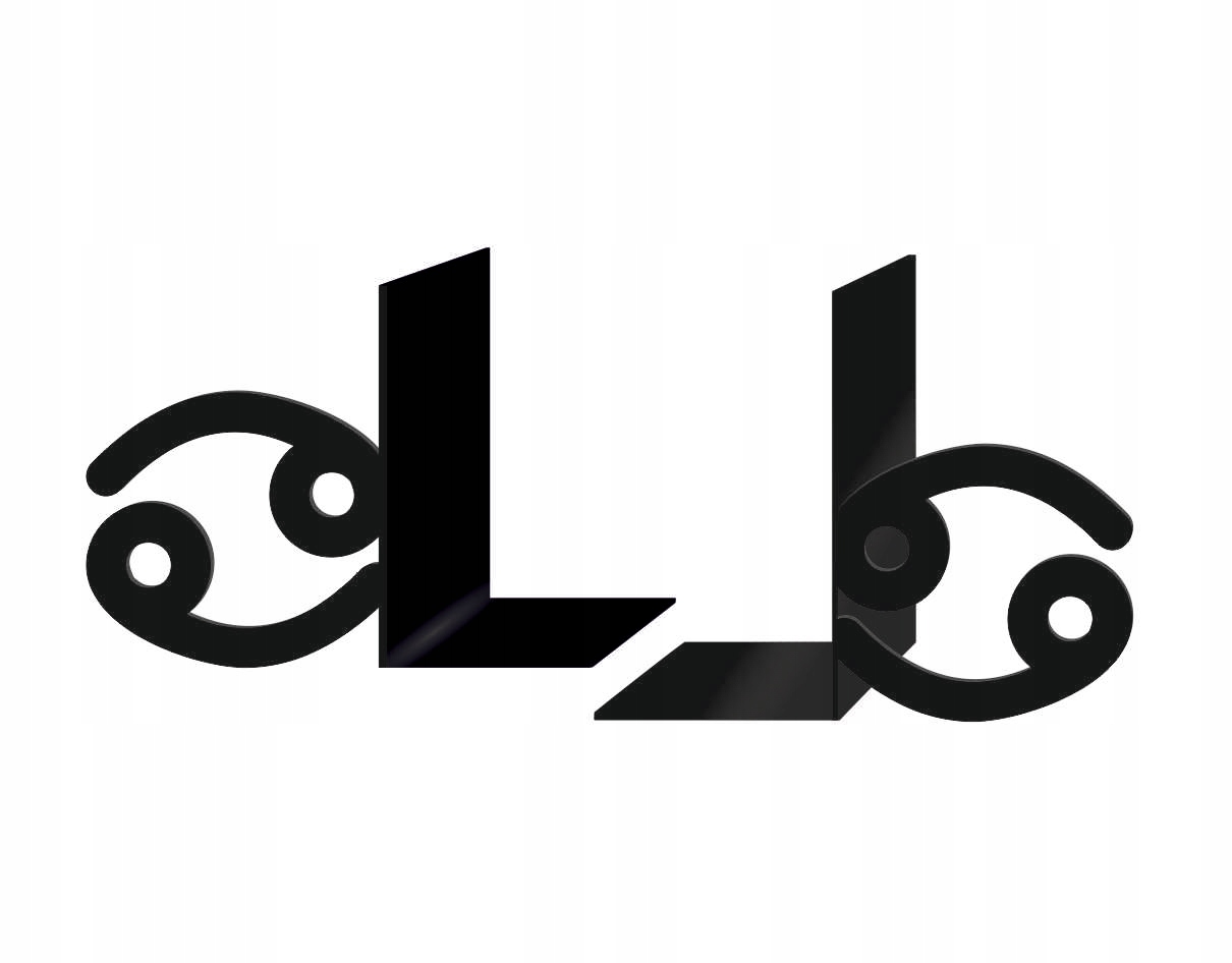 Podporki-do-ksiazek-P27-ZODIAK-RAK-2szt-1.jpg Buchstützen Sternzeichen Krebs 2 Stück p27 - Image 1