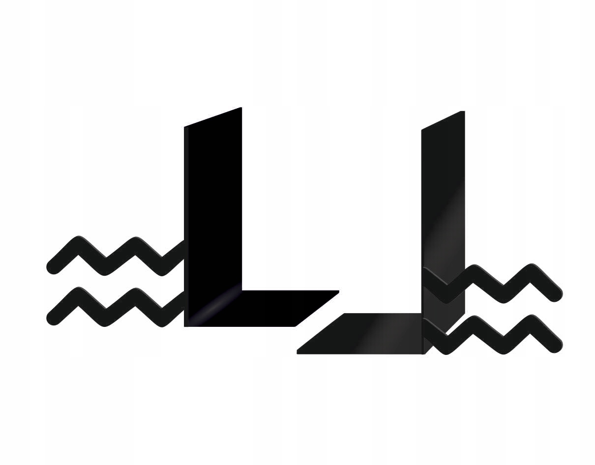 Podporki-do-ksiazek-P34-ZODIAK-WODNIK-2szt-1.jpg Buchstützen Sternzeichen Wassermann 2 Stück p34 - Image 1