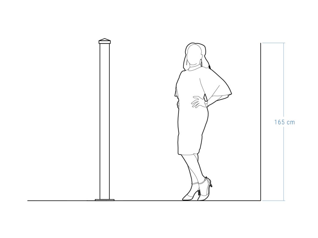 Zaunpfosten 10×165 cm - Image 3