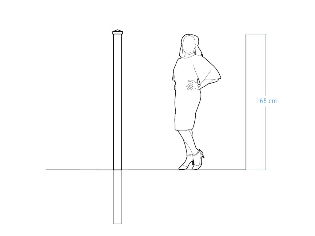Zaunpfosten 10×230 cm - Image 3