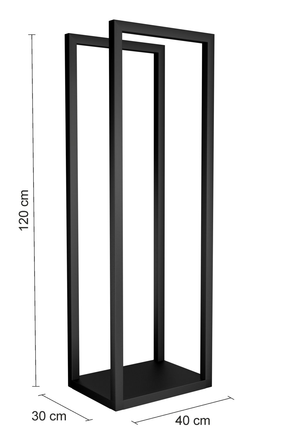 Kaminholzregal Metall - Image 2