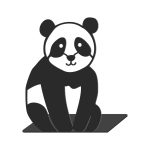 Buchstützen Panda T46