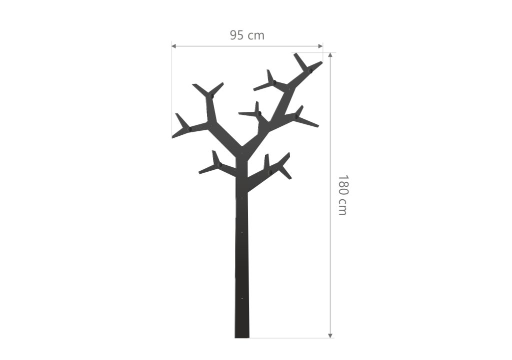 Kleiderhaken Baum 180 cm - Image 4