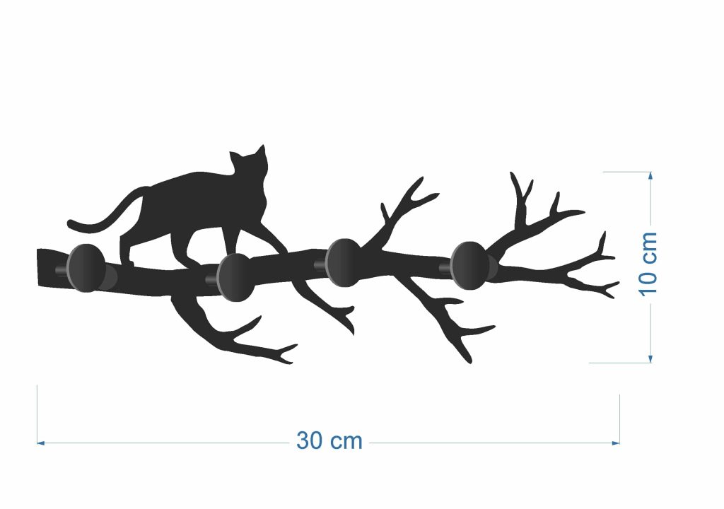 Kleiderhaken Zweigstelle 30 cm - Image 5