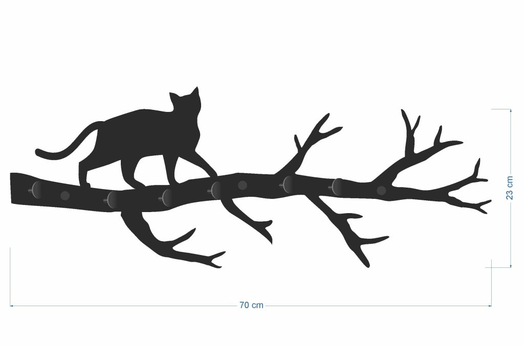 Kleiderhaken Zweigstelle 70 cm - Image 5