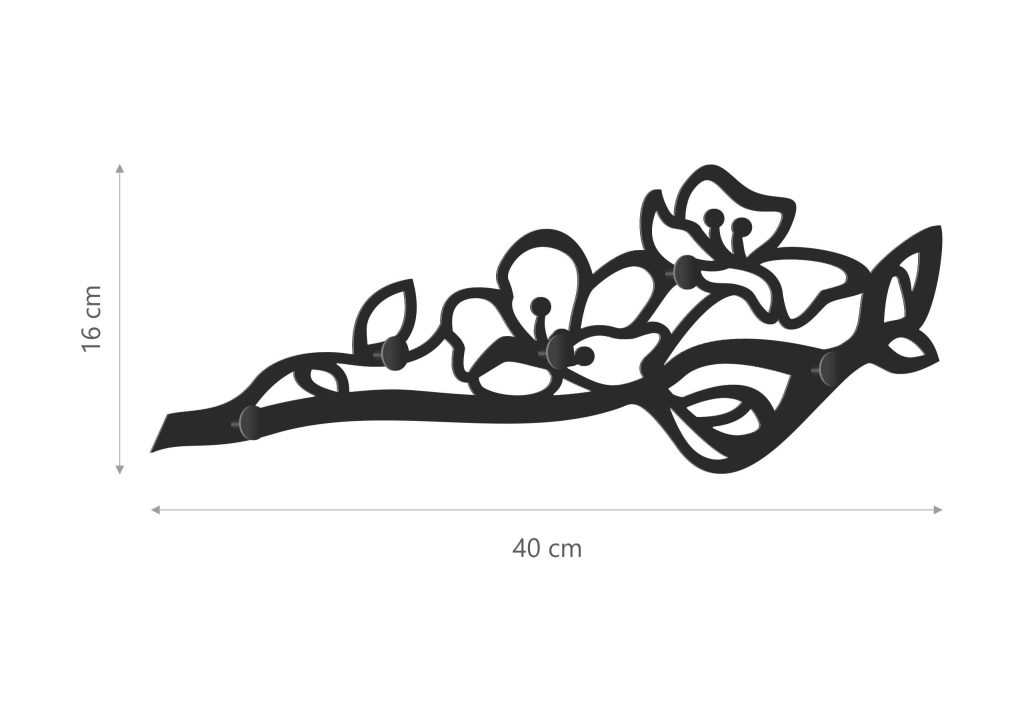 Wandhaken Kirsche 40 cm - Image 4