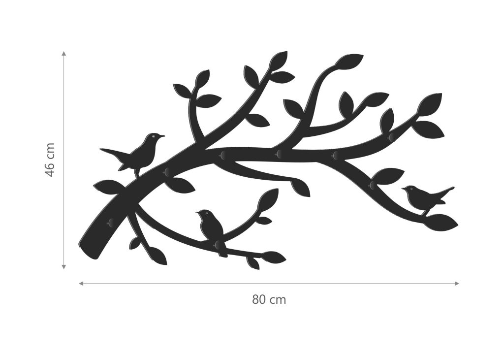 Wandhaken Nachtigall 80 cm - Image 6