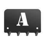 Wieszak metalowy na klucze WIE197 LITERKA A 10cm