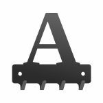 Wieszak metalowy na klucze WIE218 LITERKA A 10cm