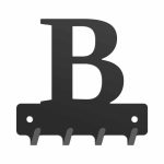 Wieszak metalowy na klucze WIE219 LITERKA B 10cm
