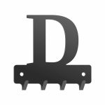 Wieszak metalowy na klucze WIE221 LITERKA D 10cm