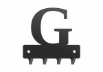Wieszak metalowy na klucze WIE224 LITERKA G 10cm