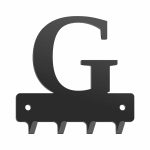 Wieszak metalowy na klucze WIE224 LITERKA G 10cm