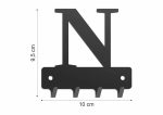 Wieszak metalowy na klucze WIE232 LITERKA N 10cm - Image 2