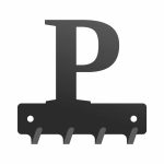 Wieszak metalowy na klucze WIE234 LITERKA P 10cm
