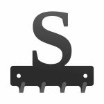 Wieszak metalowy na klucze WIE236 LITERKA S 10cm