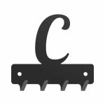 Wieszak metalowy na klucze WIE243 LITERKA C 10cm