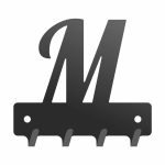Wieszak metalowy na klucze WIE253 LITERKA M 10cm