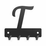 Wieszak metalowy na klucze WIE259 LITERKA T 10cm
