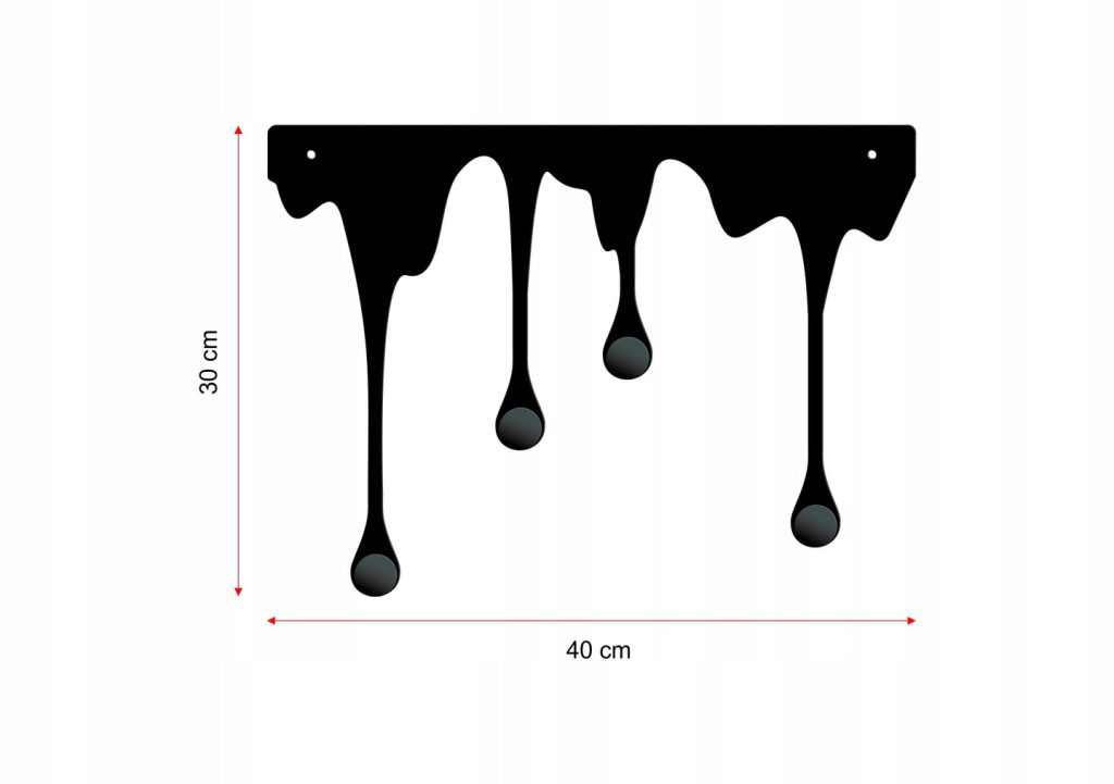 Handtuchhalter Tropfen WIE077 40 cm - Image 5
