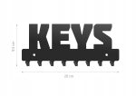 Wieszak metalowy na klucze keys WIE140 20cm - Image 2