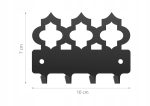 Wieszak metalowy na klucze Maroko 10 cm - Image 4