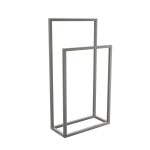 Handtuchhalter stehend doppelt Edelstahl geschliffen S - Image 3