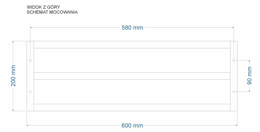Decken-Handtuchhalter dreifach M - Image 5