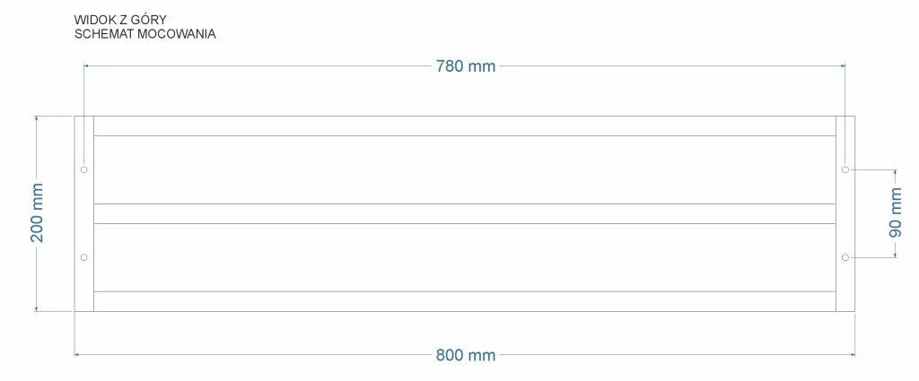 Decken-Handtuchhalter dreifach L - Image 5