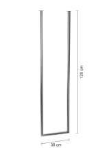 Decken-Handtuchhalter einzeln Chrom XS - Image 3