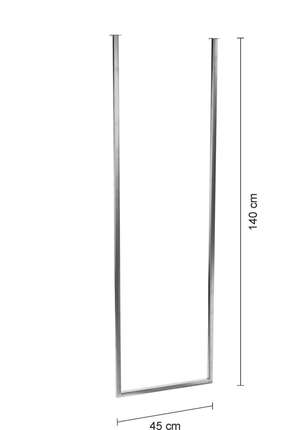 Decken-Handtuchhalter einzeln Lang Chrom S - Image 3