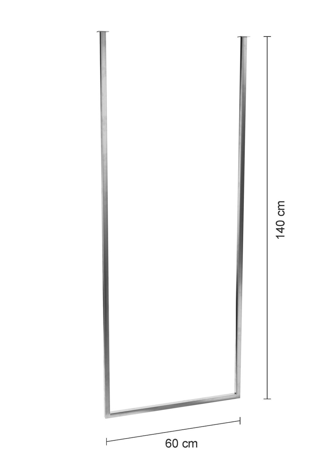 Decken-Handtuchhalter einzeln Lang Chrom M - Image 3