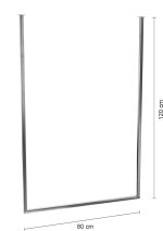 Decken-Handtuchhalter einzeln Chrom L - Image 3