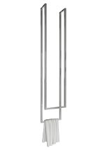 Decken-Handtuchhalter doppelt Edelstahl poliert Chrom XS