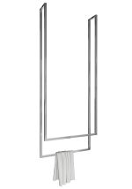 Decken-Handtuchhalter doppelt Edelstahl poliert Chrom M