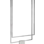 Decken-Handtuchhalter doppelt Edelstahl poliert Chrom L