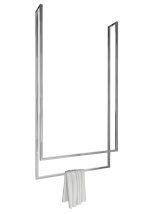 Decken-Handtuchhalter doppelt Edelstahl poliert Chrom L