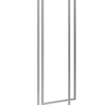 Decken-Handtuchhalter doppelt Edelstahl geschliffen S