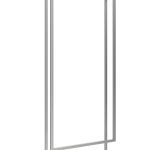 Decken-Handtuchhalter doppelt Edelstahl geschliffen M