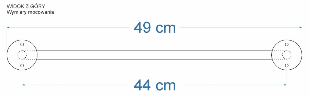 Decken-Handtuchhalter einzeln Tube S - Image 6