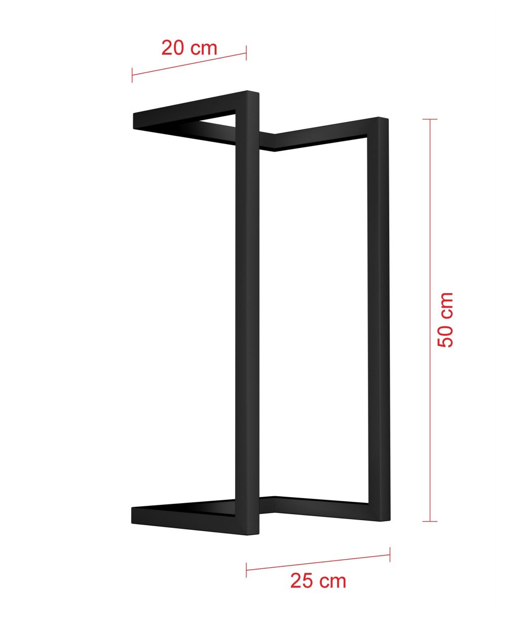 Handtuchhalter zur Wandbefestigung Loft 50 cm - Image 3