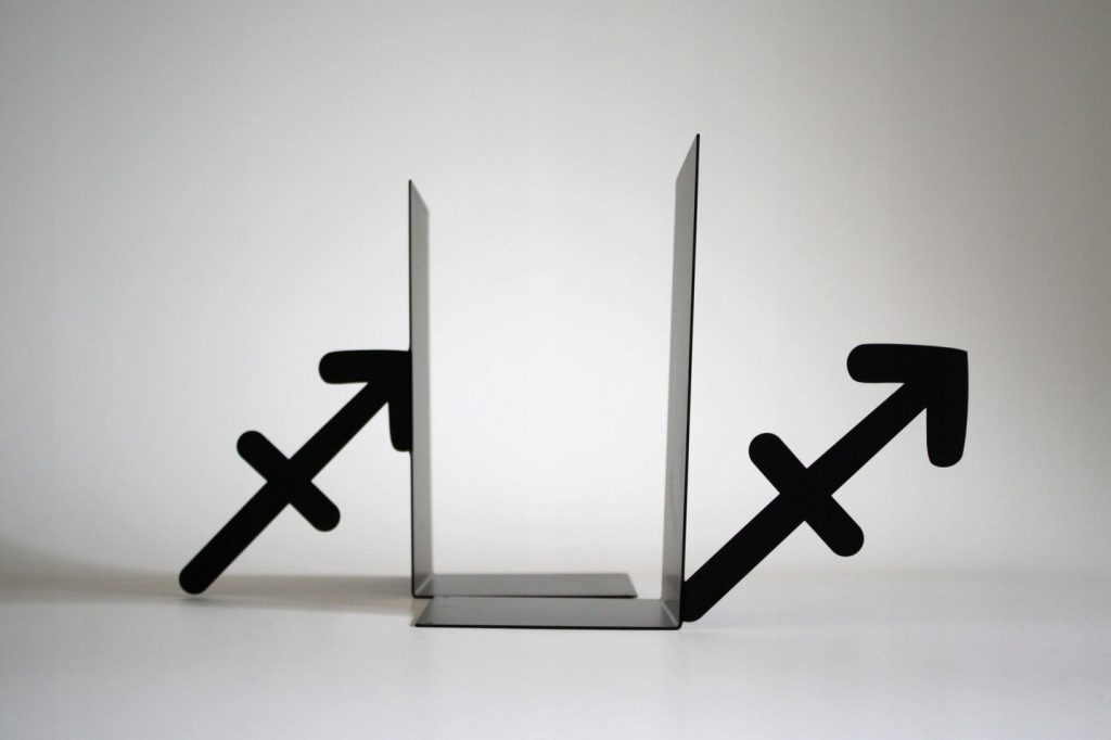 Buchstützen Sternzeichen Schütze 2 Stück p32 - Image 3