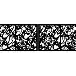 Zweiflügeliges Einfahrtstor Camilla 400×120 cm