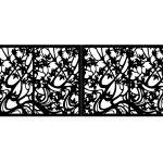 Zweiflügeliges Einfahrtstor Camilla 400×150 cm