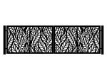 Doppelflügeliges Tor Alessia 400×120 cm