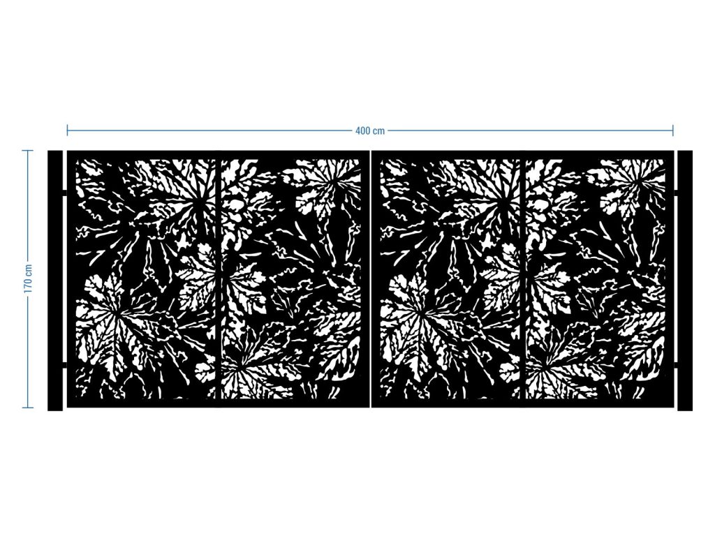 Zweiflügeliges Einfahrtstor Viviana 400×170 cm - Image 2