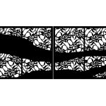 Zweiflügeliges Einfahrtstor Luna 400×170 cm