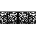 Zweiflügeliges Einfahrtstor Zina 400×120 cm