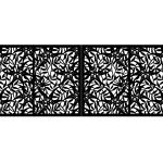 Zweiflügeliges Einfahrtstor Zina 400×150 cm